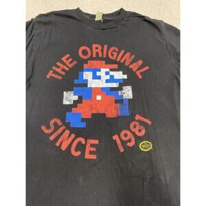 Nintendo Mario Brothers Tshirt With Official Nintendo Seal Size Medium